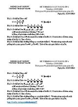 Đề thi khảo sát Toán lớp 6 năm học 2009 - 2010